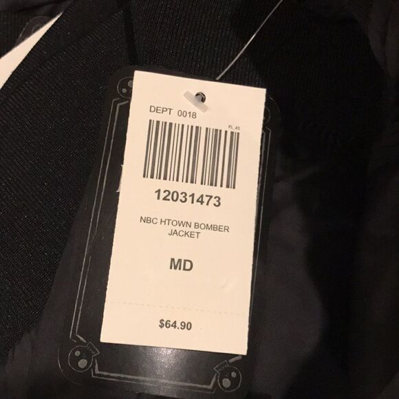 Jack Skellington Nightmare Before Christmas Halloween Bomber Jacket Junior’s - Picture 10 of 11